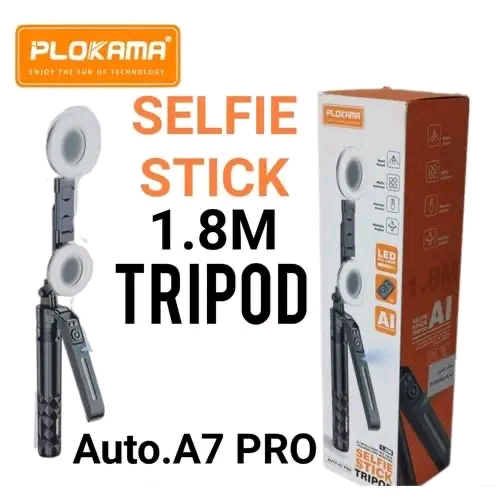 Plokama Auto-A7 Pro AI Selfie Stick  tripod