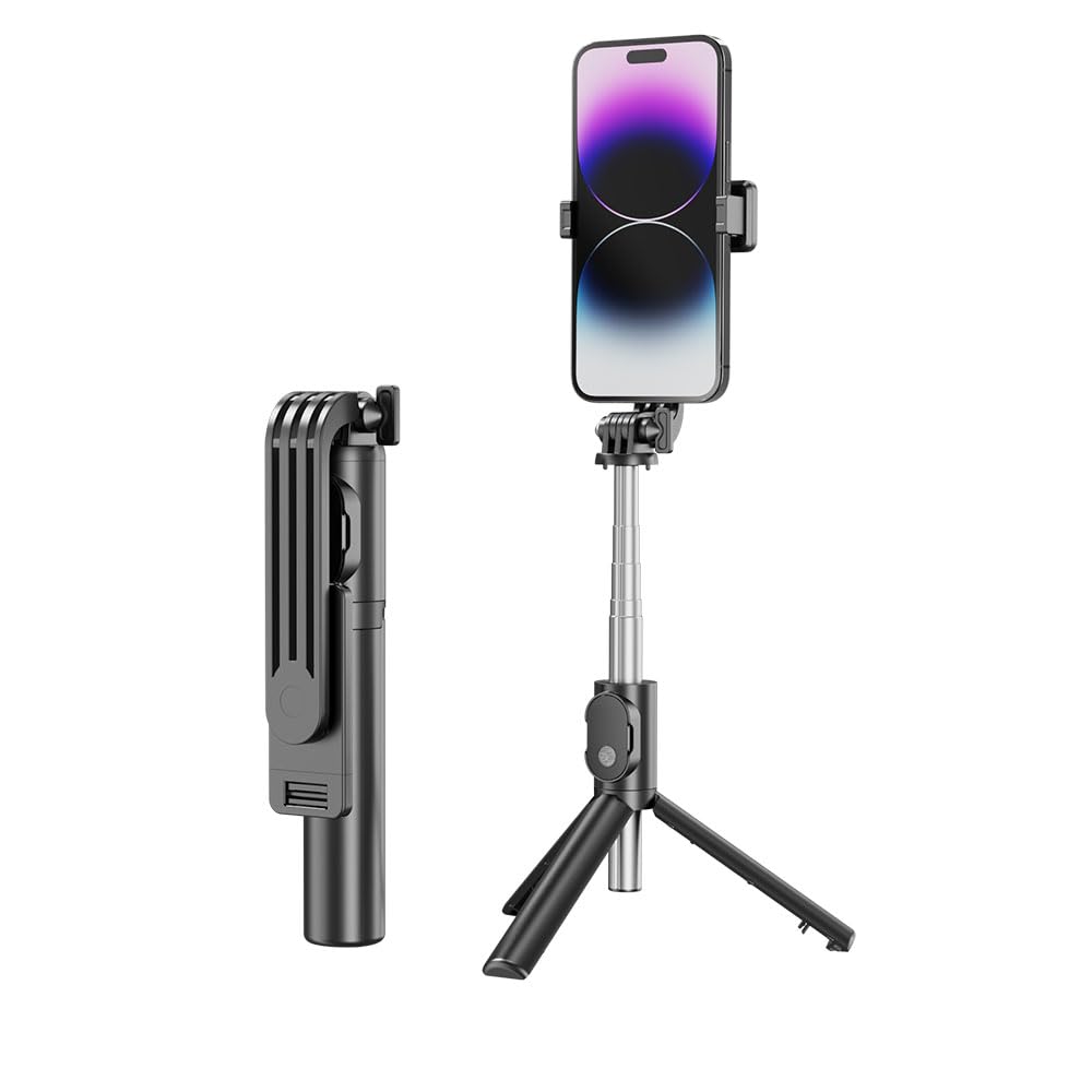 Tripod Selfie Stick (Green lion) Remote control