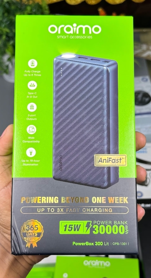 Oraimo PowerBox 30000mAh power bank