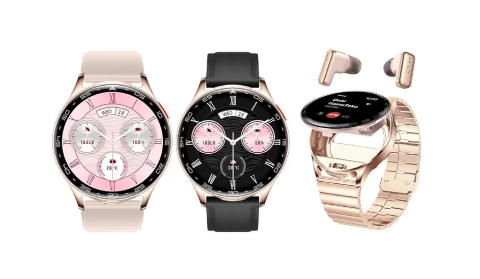 HainoTeko ST-9 Waterproof Smart Watch with Buds